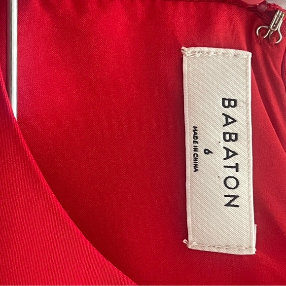 Aritzia Babaton 3/4 sleeve Red Patricio dress - Picture 4 of 4